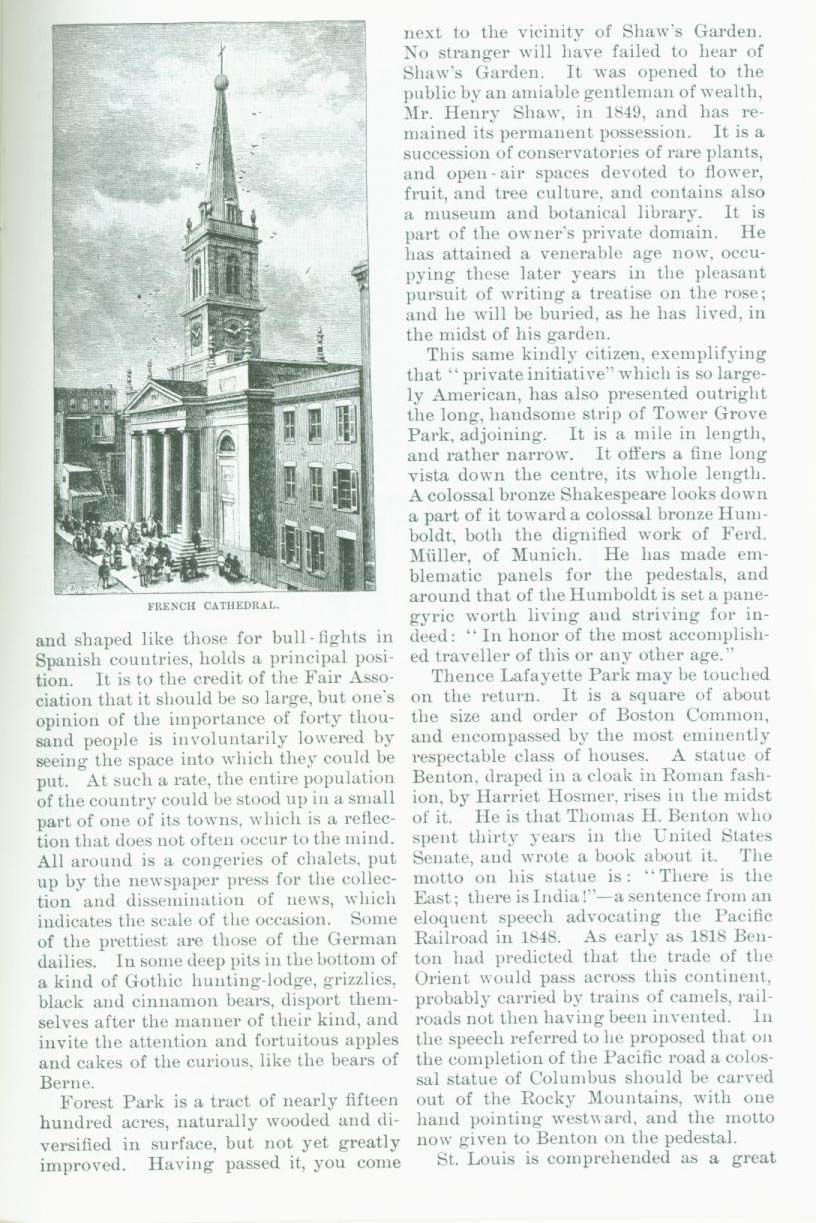 SAINT LOUIS IN 1884: "the future great city of the world". vist0024i